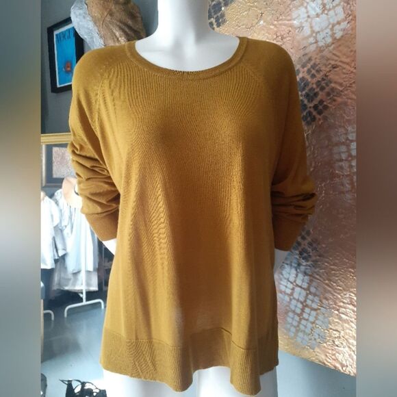 Zara Mustard Yellow Women's Sweater - Picture 6 of 11